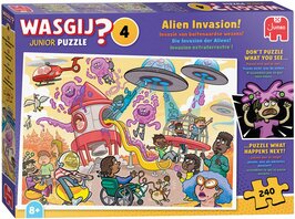 Wasgij Junior 4 - Invasie van buitenaardse wezens! (240 stukjes)