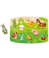 Hape Farmyard Peg Puzzle