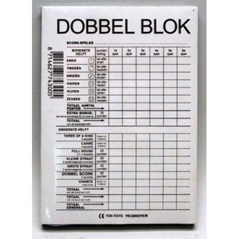 Dobbelblok 100 vel