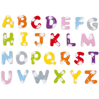 Janod Magneten - 52 magnetische letters splash