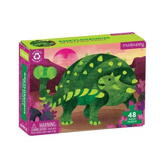 Mudpuppy Mini Puzzel Ankylosaurus