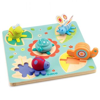 Djeco 3D Puzzel Lilo schildpad en vriendjes