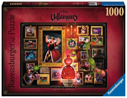 Ravensburger Disney Villainous Puzzel: Queen of Hearts