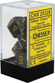 CHX 25328 Chessex Dice Set Spec Poly Urban Camo 