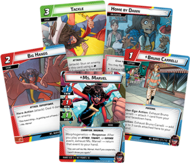 Marvel LCG Ms Marvel Hero