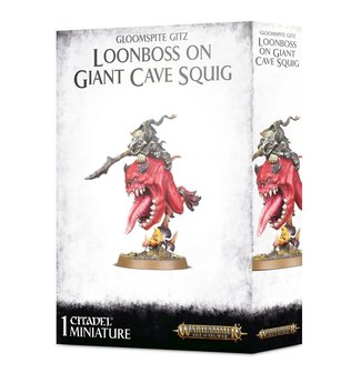 Age of Sigmar Loonboss on Giant Cave Squig