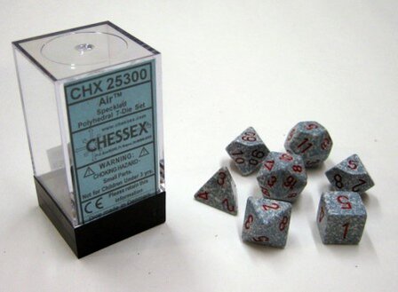 CHX 25300 Chessex Dice Set Air Speckled 