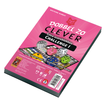 Dobbel zo Clever Challenge Scoreblokken 999-Games