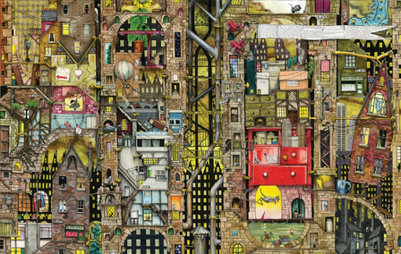 Schmidt Puzzel Fantastic Townscape