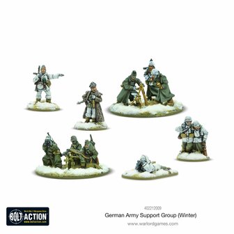 Bolt Action German Army (winter) Support Group 