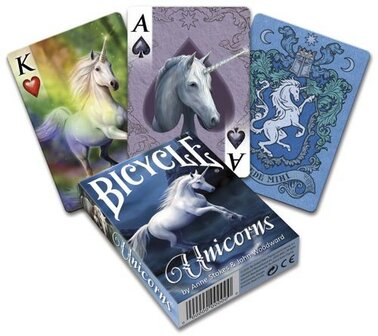 Pokerkaarten Anne Stokes Unicorn Deck Bicycle