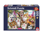 Schmidt Puzzel Katten Selfie