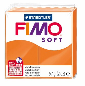 Fimo Soft Boetseerklei  Fel Oranje 42