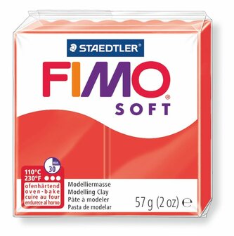 Fimo Soft Boetseerklei Indisch Rood 24