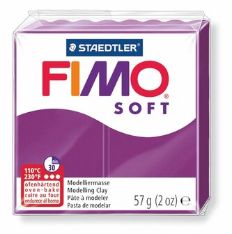 Fimo Soft Boetseerklei Paars 61