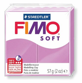 Fimo Soft Boetseerklei Lavendel 62