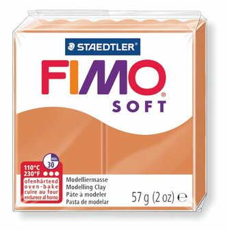 Fimo Soft Boetseerklei Cognac 76