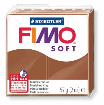 Fimo Soft Boetseerklei  Caramel 7
