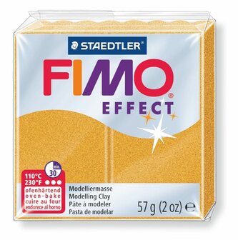 Fimo Effect Boetseerklei Metallic Goud 11