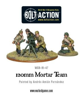 Warlord Games Bolt Action Soviet Army 120mm heavy mortar team