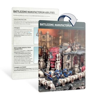 Warhammer 40,000 Battlezone: Manufactorum &ndash; Terrain Datasheet Cards