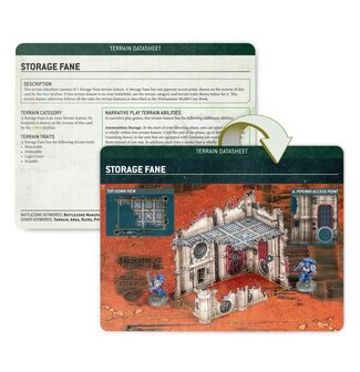 Warhammer 40,000 Battlezone: Manufactorum &ndash; Terrain Datasheet Cards