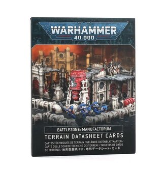 Warhammer 40,000 Battlezone: Manufactorum &ndash; Terrain Datasheet Cards