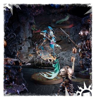 Warhammer Age of Sigmar Magister on disc of Tzeentch