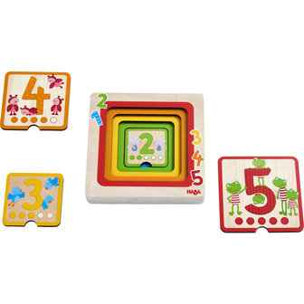 HABA Houten puzzel Cijfervrienden