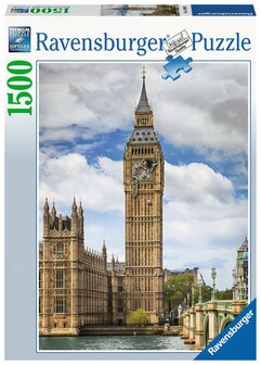 Ravensburger Puzzel Grappige Kat op de Big Ben