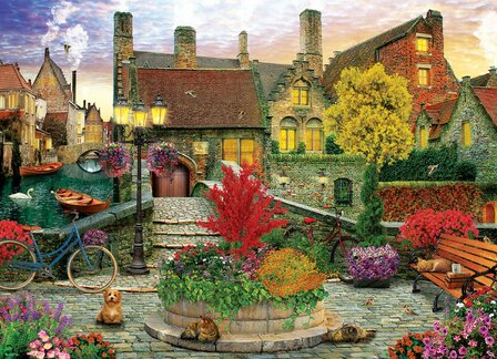 Eurographics Puzzel Old Town Living