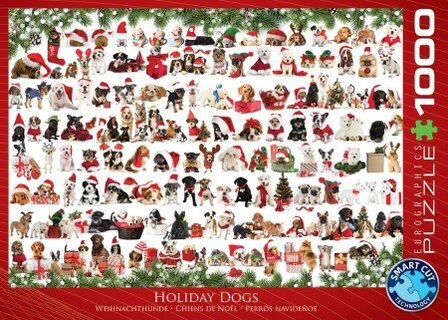 Eurographics Puzzel Holiday Dogs 