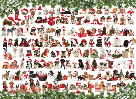 Eurographics Puzzel Holiday Dogs 