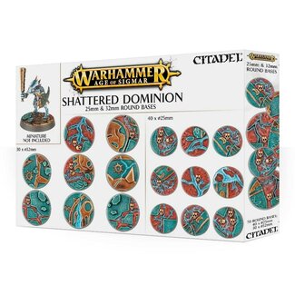 Warhammer Age of Sigmar Shattered Dominion 25 &amp; 32mm Round Bases