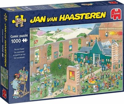 Puzzel Jan van Haastern - De Kunstmarkt