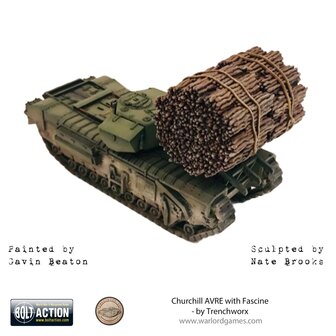 Warlord Games Trenchworx  Churchill AVRE with Fascine