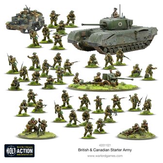 Warlord Games Bolt Action British &amp; Canadian Army (1943-45) Starter Army