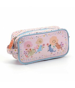 Djeco Pencil Case - Colored birds