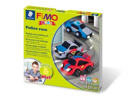 Fimo Kids Form&amp;Play Police Race