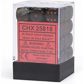CHX 25818 12mm d6 with pips Dice Blocks