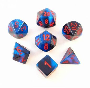 CHX 26458 Chessex Dice Set Starlight TM/Red