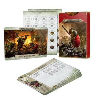 Warhammer Age of Sigmar Warscroll Cards: Orruk Warclans