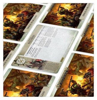 Warhammer Age of Sigmar Warscroll Cards: Orruk Warclans