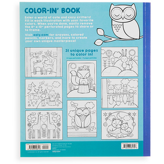 Ooly &ndash; Kleurboek &lsquo;Little Cosy Critters&rsquo;