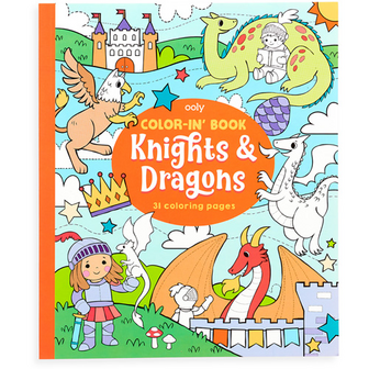 Ooly &ndash; Kleurboek Knights &amp; Dragons