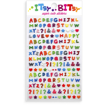 Ooly &ndash; Stickers &lsquo;Itsy Bitsy&rsquo; Alfabet