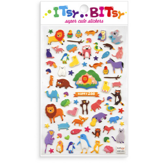 Ooly &ndash; Stickers &lsquo;Itsy Bitsy&rsquo; Dierentuin