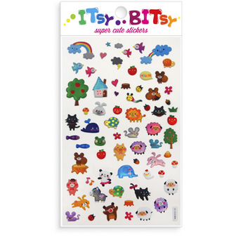 Ooly &ndash; Stickers &lsquo;Itsy Bitsy&rsquo; Dieren stad