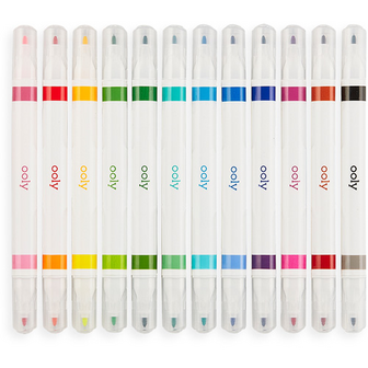 Ooly &ndash; Drawing Duet Double Ended Markers