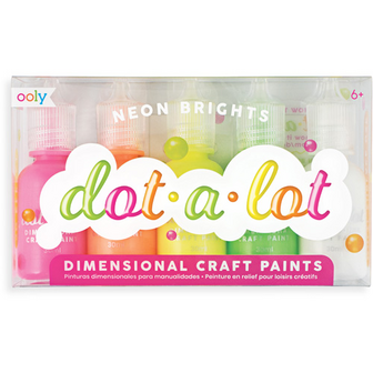 Ooly &ndash; Dot-A-Lot Craft Paint &ndash; Neons